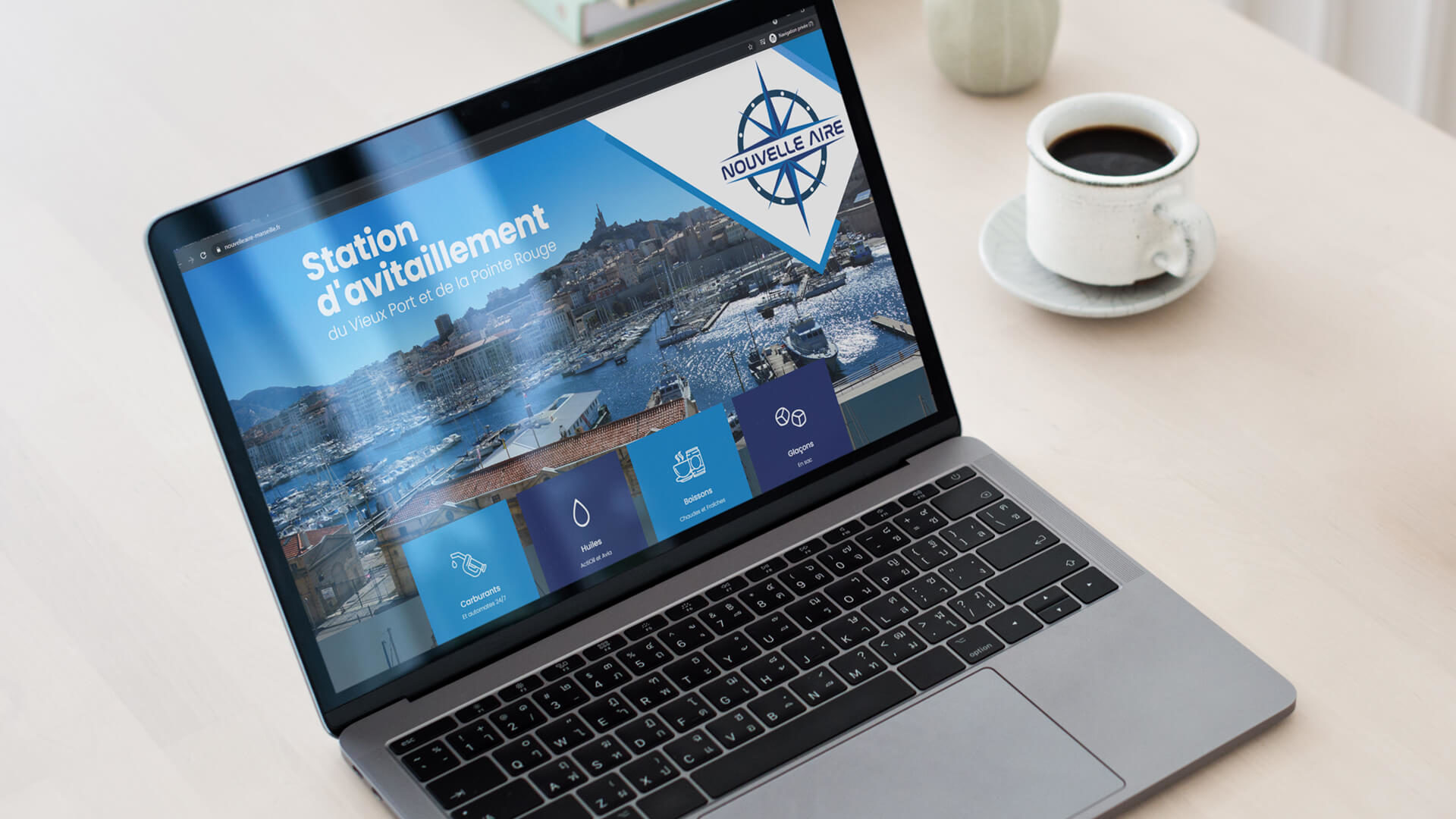 Simulation site internet Nouvelle Aire