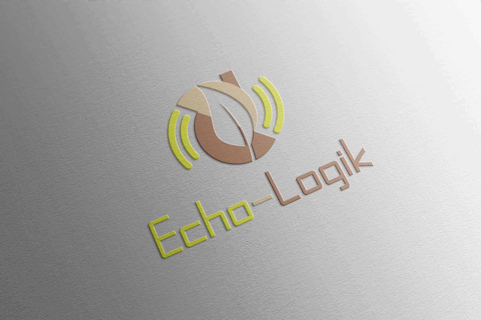 Simulation du logo pour Echo-Logik