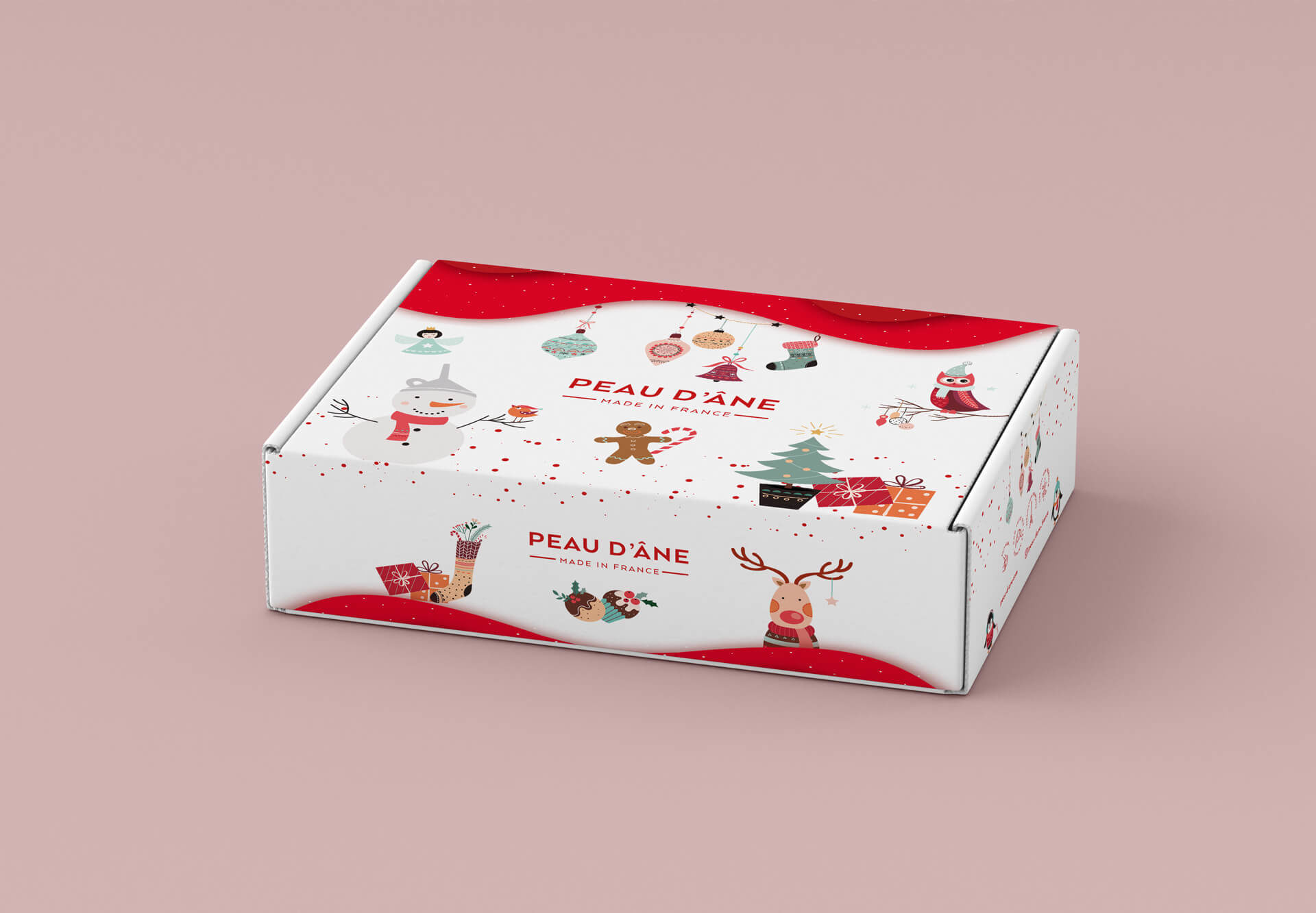 Coffret pour les bougies Peau d'âne - my& - graphiste freelance marseille