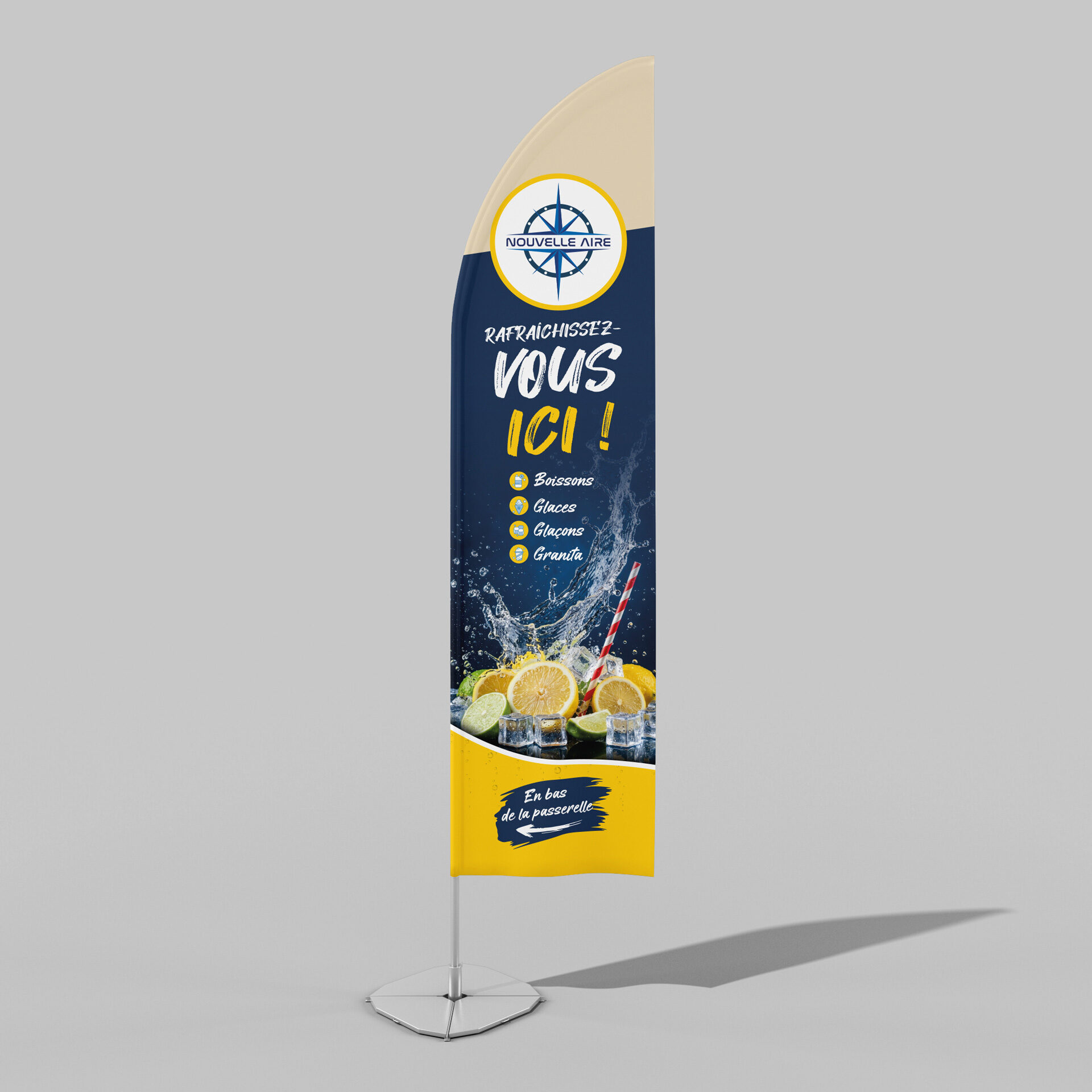 Beach Flag Nouvelle Aire Arcachon
